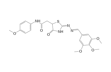 2,4-dioxo-5-thiazolidineacet-p-anisidide, 2-azine with 3,4,5-trimethoxybenzaldehyde