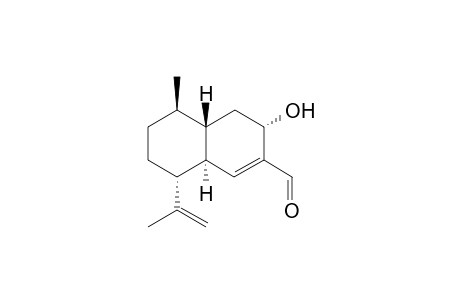 (4a-.alpha.)-8-Isopropenyl-3-hydroxy-2-formyl-5-methyl-3,4,4a,5,7,8,8a-octahydronaphthalene