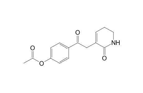 3-[2-[4-(Acetyloxy)phenyl]-2-oxoethyl]-5,6-dihydro-2(1H)-pyridinone