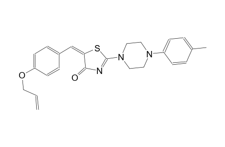 (5E)-5-[4-(allyloxy)benzylidene]-2-[4-(4-methylphenyl)-1-piperazinyl]-1,3-thiazol-4(5H)-one