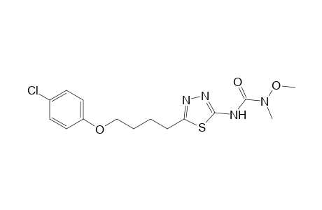Urea, N'-[5-[4-(4-chlorophenoxy)butyl]-1,3,4-thiadiazol-2-yl]-N-methoxy-N-methyl-