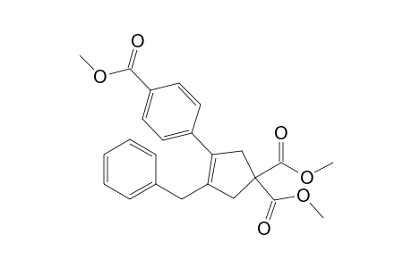 3-(4-methoxycarbonylphenyl)-4-(phenylmethyl)cyclopent-3-ene-1,1-dicarboxylic acid dimethyl ester