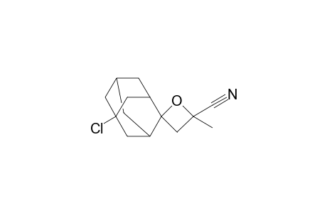 syn-4'-Cyano-5-chloro-4'-methylspiro[adamantane-2,2'-oxetane]