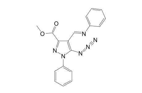 5-AZIDO-3-METHOXYCARBONYL-1-PHENYL-4-(N-PHENYLIMINOMETHYL)-PYRAZOLE