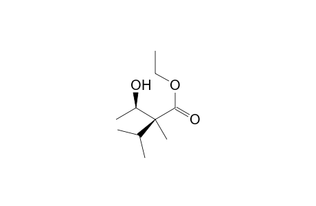 (2S*,3R*)-3-Hydroxy-2-isopropyl-2-methylbutyric acid ethyl ester
