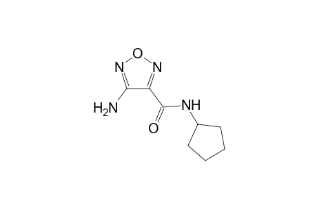 1,2,5-Oxadiazole-3-carboxamide, 4-amino-N-cyclopentyl-