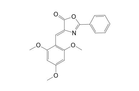 2-Phenyl-4-[1-(2,4,6-trimethoxy-phenyl)-meth-(Z)-ylidene]-4H-oxazol-5-one