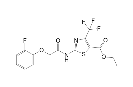 4-Trifluoromethyl-5-ethoxycarbonyl-2-(2-fluorophenoxyacetamido)-thiazole