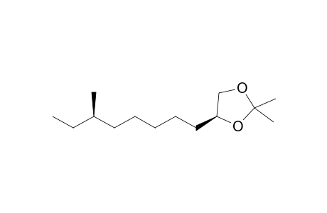 (4S)-2,2-dimethyl-4-[(6R)-6-methyloctyl]-1,3-dioxolane