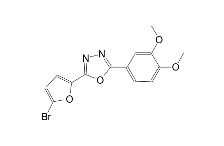 2-(5-bromo-2-furyl)-5-(3,4-dimethoxyphenyl)-1,3,4-oxadiazole
