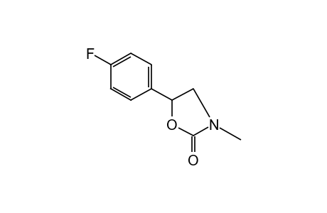 5-(p-fluorophenyl)-3-methyl-2-oxazolidinone