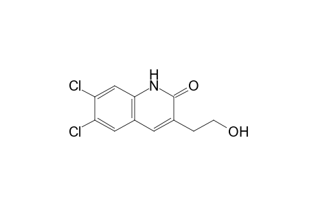 6,7-Dichloro-3-(2'-hydroxyethyl)quinolin-2(1H)-one