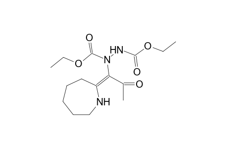 Diethyl 1-[acetyl(hexahydro-2'-azepinylidene)methyl-1,2-hydrazinedicarboxylate