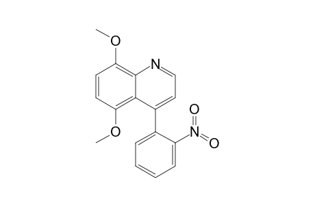 5,8-Dimethoxy-4-(2-nitrophenyl)quinoline
