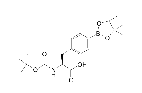 (2S)-2-(tert-butoxycarbonylamino)-3-[4-(4,4,5,5-tetramethyl-1,3,2-dioxaborolan-2-yl)phenyl]propionic acid