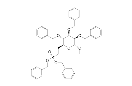 METHYL-6-DEOXY-6-(DIBENZYL)-PHOSPHONOMETHYL-2,3,4-TRI-O-BENZYL-ALPHA-D-MANNOPYRANOSIDE