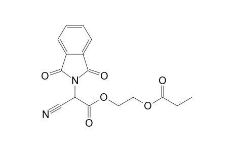 2'-Cyano-2'-phthalimido-2-acetoxy ethyl propanoate