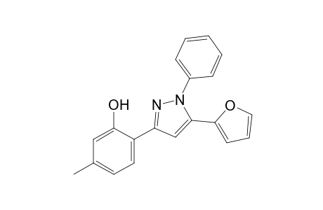 6-[5-(2-furyl)-1-phenylpyrazol-3-y]-m-cresol
