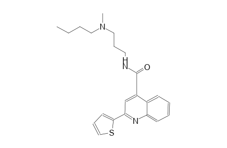 N-{3-[butyl(methyl)amino]propyl}-2-(2-thienyl)-4-quinolinecarboxamide