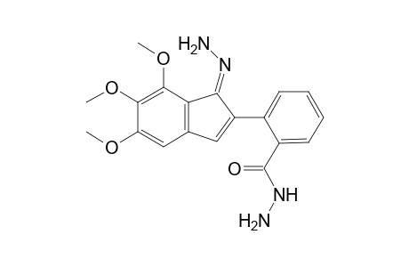 (Z)-2-(1-hydrazono-5,6,7-trimethoxy-1H-inden-2-yl)benzohydrazide