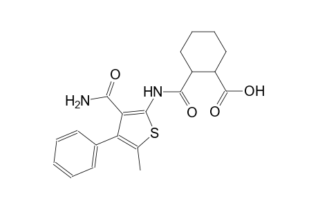 2-({[3-(aminocarbonyl)-5-methyl-4-phenyl-2-thienyl]amino}carbonyl)cyclohexanecarboxylic acid