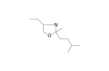 4-ethyl-2-isoamyl-2-methyl-oxazolidine