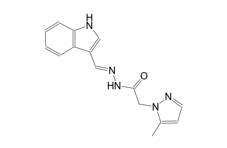 N'-[(E)-1H-indol-3-ylmethylidene]-2-(5-methyl-1H-pyrazol-1-yl)acetohydrazide