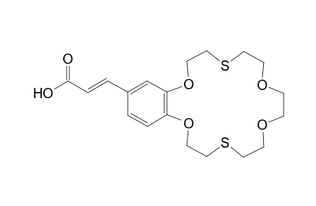 3-(8,17-Dithiabenzo-18-crown-6)prop-2-enoic acid