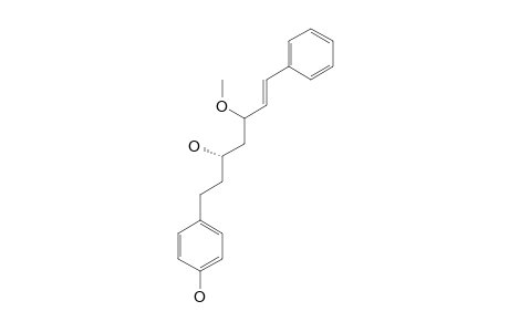 (3S,5R)-3-HYDROXY-5-METHOXY-1-(4-HYDROXYPHENYL)-7-PHENYL-6E-HEPTENE