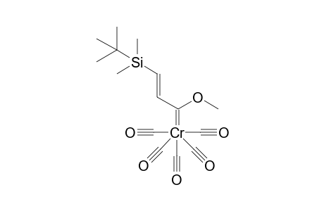 (E)-[[1-tert-Butyldimethylsilyl)vinyl]methoxycarbene]pentacarbonylchromium