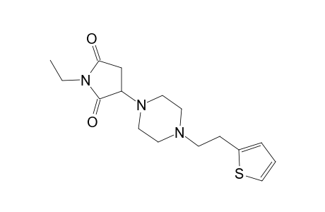 1H-Pyrrole-2,5-dione, 1-ethyldihydro-3-[4-[2-(2-thienyl)ethyl]-1-piperazinyl]-
