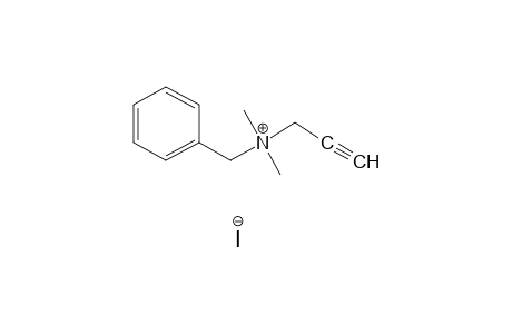 BENZYLDIMETHYL(2-PROPYNYL)AMMONIUM IODIDE