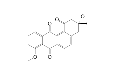(3S)-3-HYDROXY-8-METHOXY-3-METHYL-3,4-DIHYDRO-2H-BENZ-[A]-ANTHRACENE-1,7,12-TRIONE;(-)-8-O-METHYLTETRANGOMYCIN