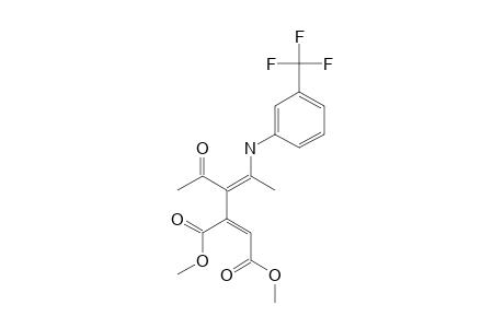 DIMETHYL-3-ACETYL-4-[(3-TRIFLUOROMETHYL)-PHENYL]-AMINOPENTA-1,3-DIENE-1,2-DICARBOXYLATE