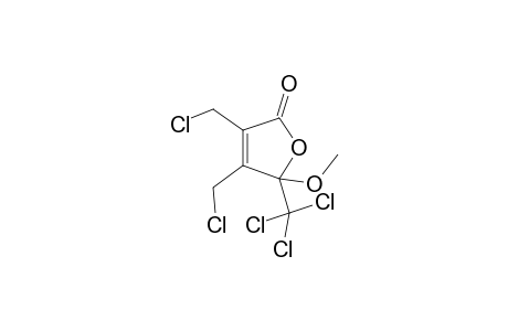 3,4-Dichloromethyl-5-(trichloromethyl)-5-methoxy-2-furanone