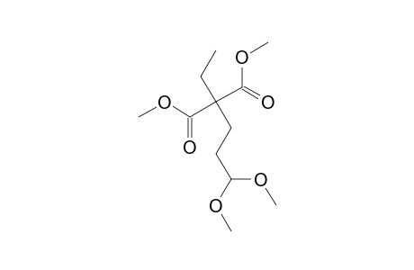 METHYL-2-ETHYL-2-CARBOMETHOXY-5,5-DIMETHOXYPENTANOATE