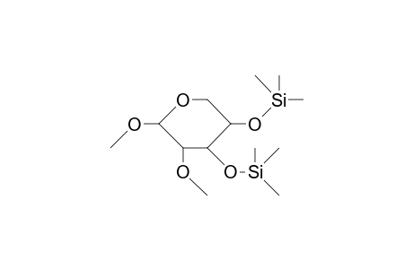 Methyl-2-O-methyl-3,4-bis-O-trimethylsilyl.beta.-D-xylopyranosid