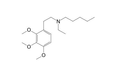 N-Ethyl-N-butyl-2,3,4-trimethoxyphenethylamine