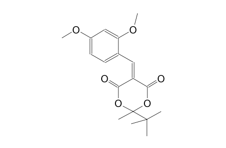 1,3-dioxane-4,6-dione, 5-[(2,4-dimethoxyphenyl)methylene]-2-(1,1-dimethylethyl)-2-methyl-