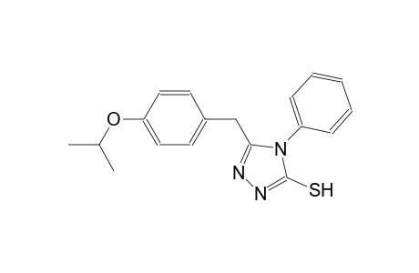 4H-1,2,4-triazole-3-thiol, 5-[[4-(1-methylethoxy)phenyl]methyl]-4-phenyl-