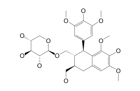 (-)-LYONIRESINOL-2A-O-BETA-D-XYLOPYRANOSIDE;ENT-LYONISIDE