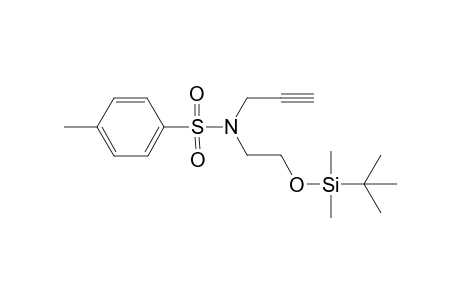 4-Methyl-N-[2-[[(1,1-dimethylethyl)dimethylsilyl]oxy]ethyl]-N-(2-propynyl)benzenesulfonamide