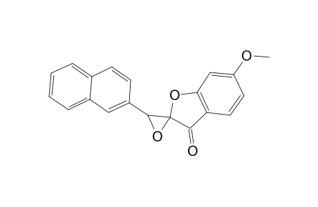 Spiro[benzofuran-2(3H),2'-oxiran]-3-one, 6-methoxy-3'-(2-naphthalenyl)-