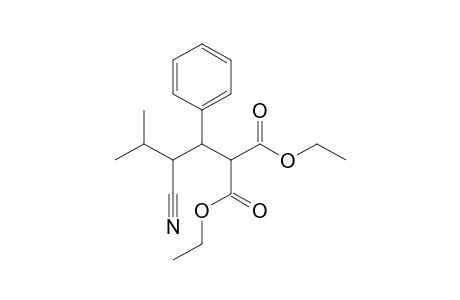 Diethyl 2-Cyano-3-methyl-1-phenylbutylmalonitrile