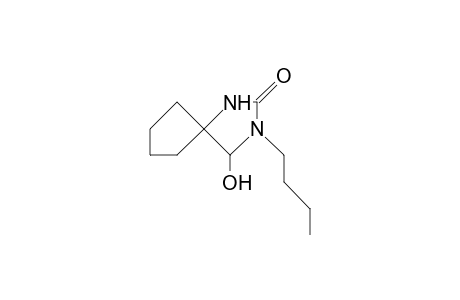 3-Butyl-4-hydroxy-1,3-diaza-spiro(4.4)nonan-2-one