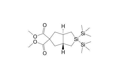 Dimethyl trans-3,3-Bis(trimethylsilyl)-3-silabicyclo[3.3.0]octane-7,7-dicarboxylate