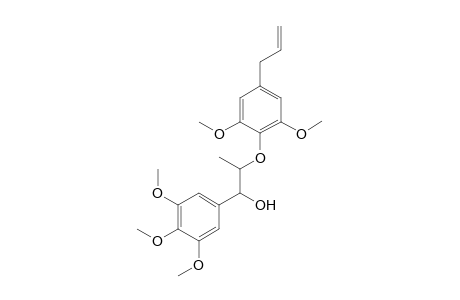 (threo)-3,4,5-Trimethoxy-7-hydroxy-1'-allyl-3',5'-dimethpxy-8-O-4'-Neolignan