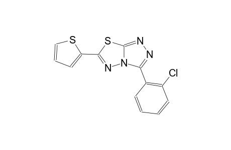 3-(2-chlorophenyl)-6-(2-thienyl)[1,2,4]triazolo[3,4-b][1,3,4]thiadiazole