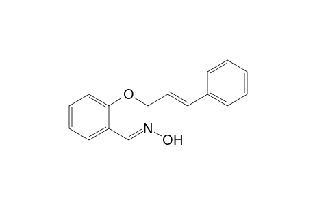2-{[(E)-3-Phenylprop-2-enyl]oxy}benzaldehyde oxime