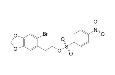 2-(6-bromo-1,3-benzodioxol-5-yl)ethyl 4-nitrobenzenesulfonate